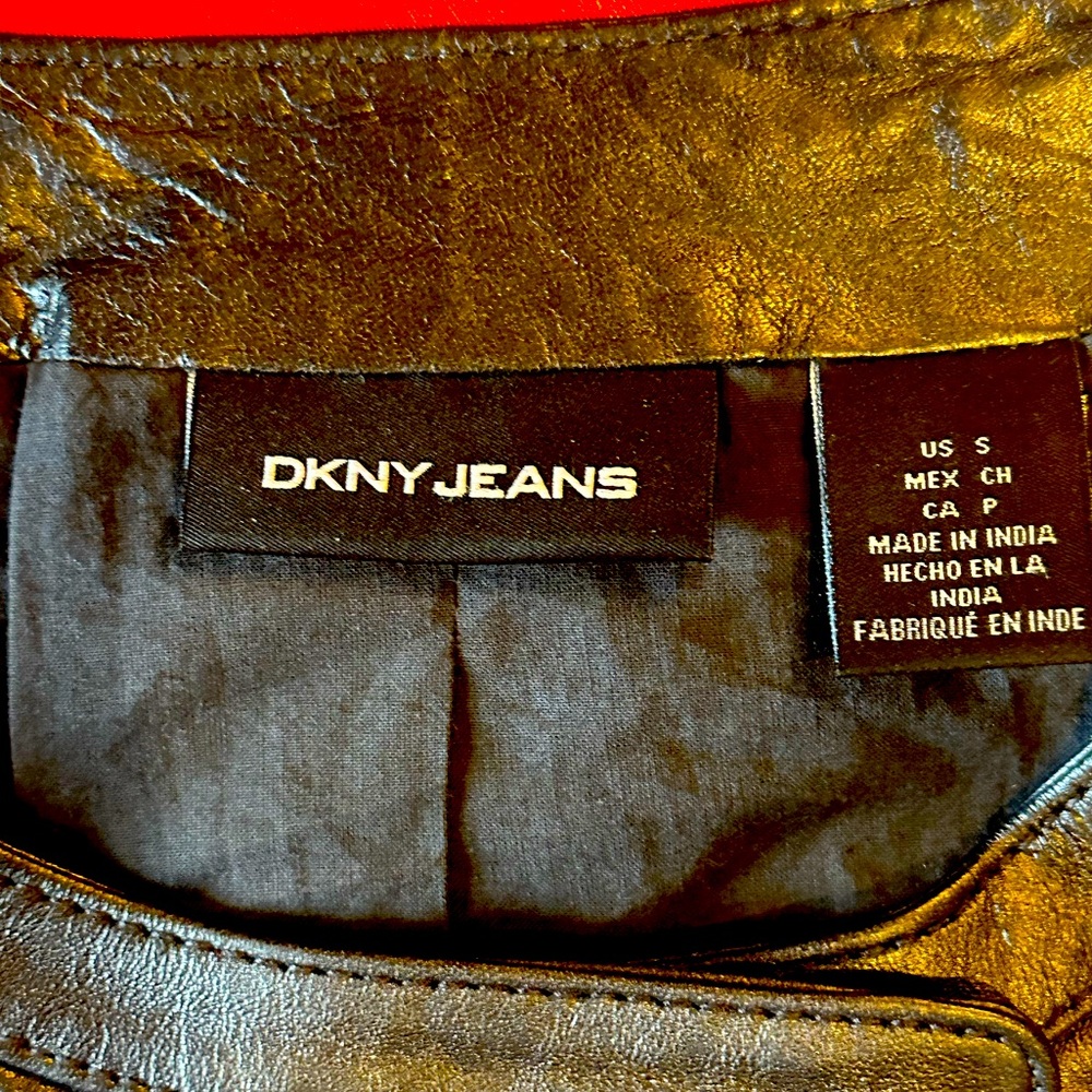 WOW POSHMARK - DKNY Jeans Leather Jacket